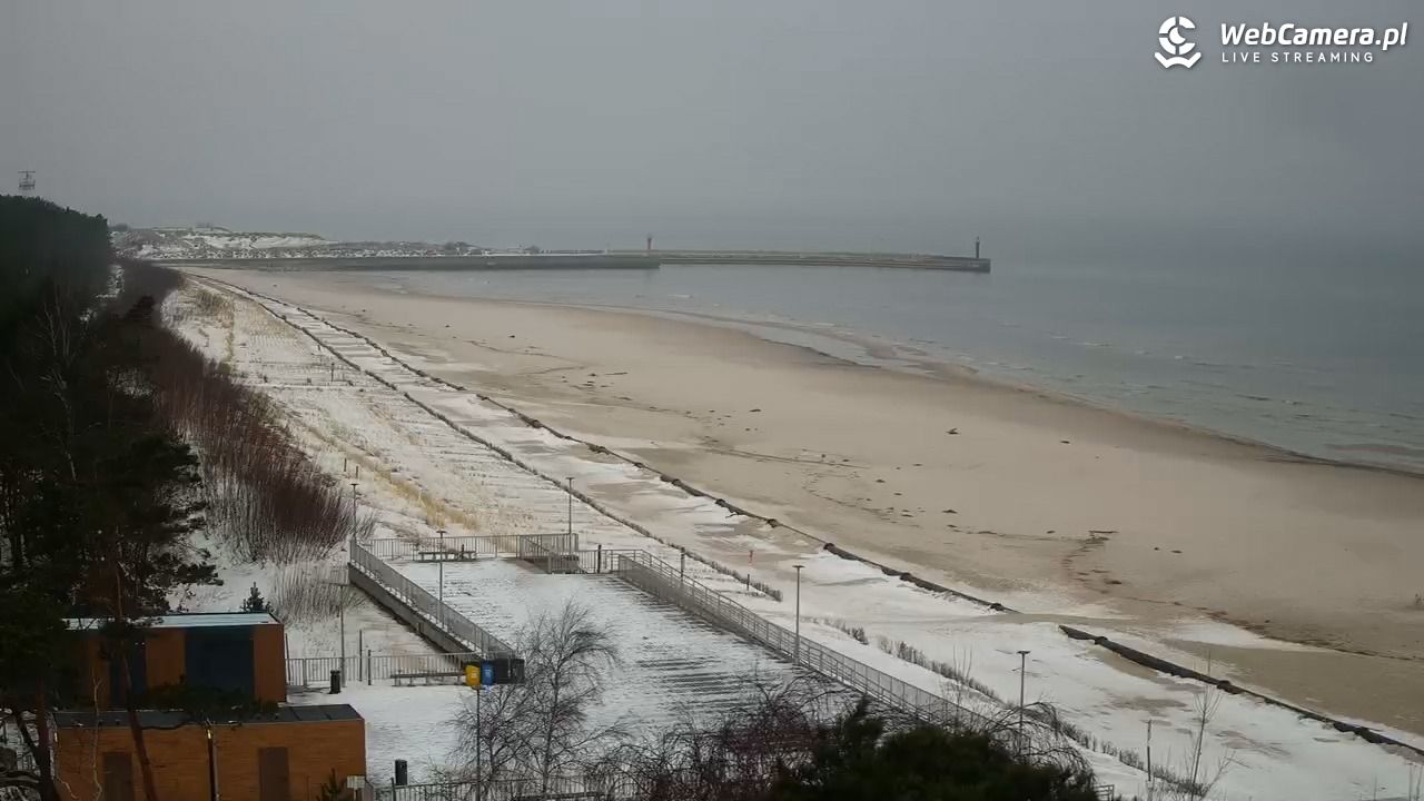 Łeba - widok na plażę - 17 styczeń 2026, 08:08