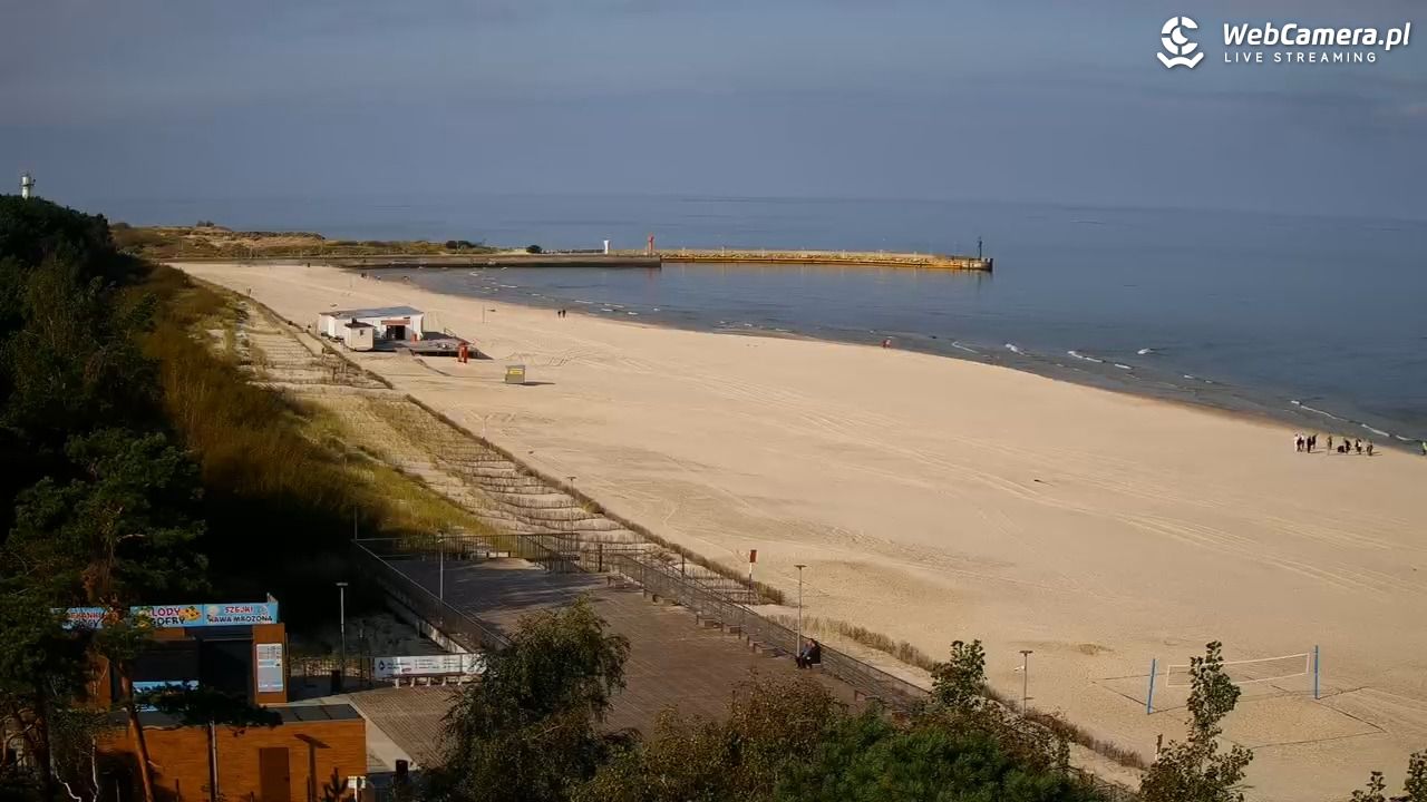 Łeba - widok na plażę - 01 październik 2025, 10:34