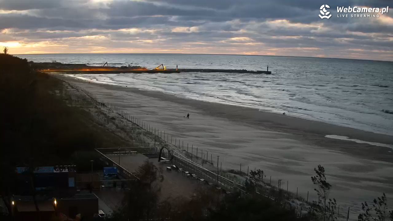 Łeba - widok na plażę - 18 październik 2026, 16:15