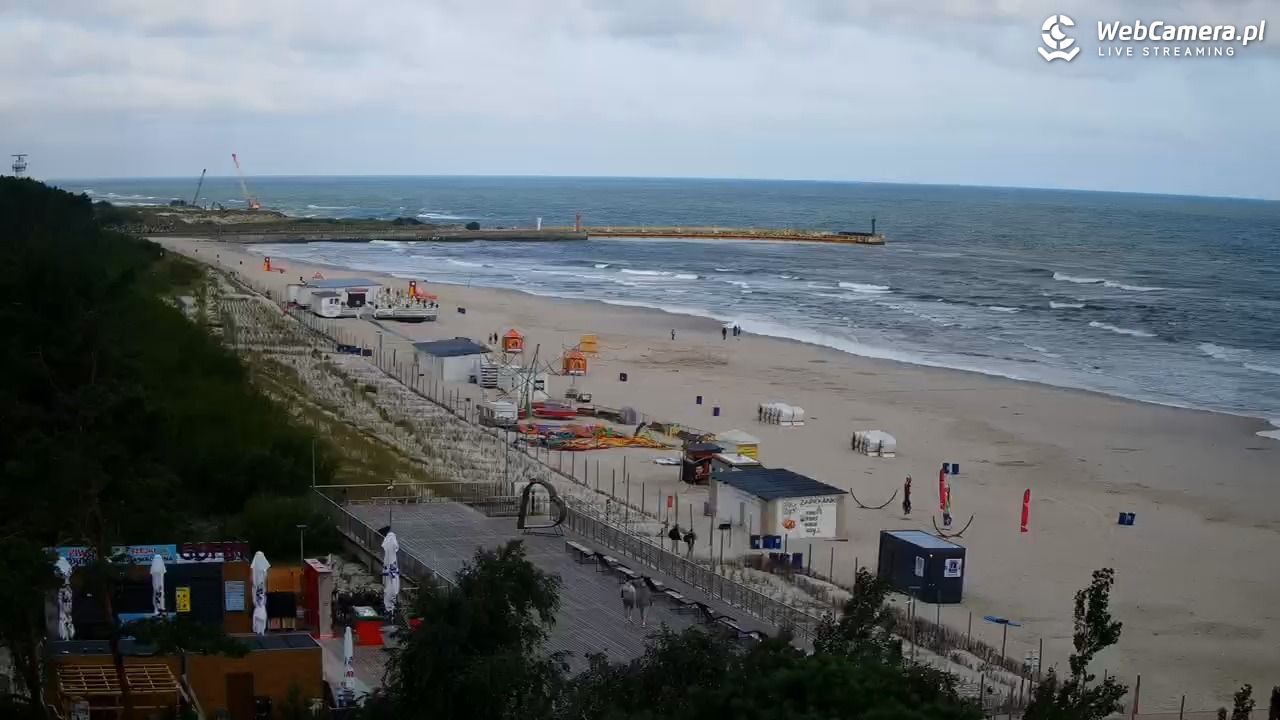 Łeba - widok na plażę - 22 lipiec 2026, 08:27