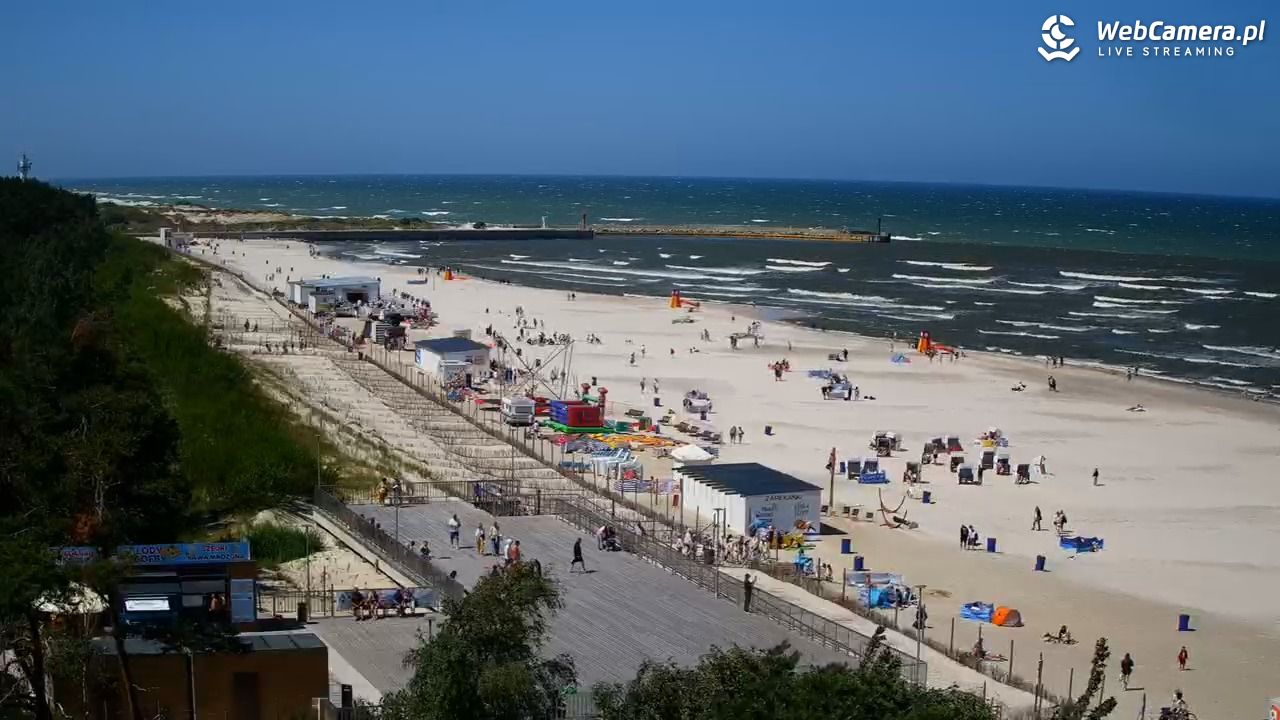 Łeba - widok na plażę - 29 czerwiec 2025, 12:19