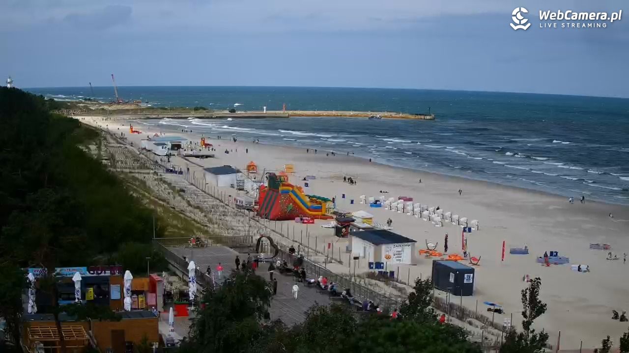 Łeba - widok na plażę - 22 lipiec 2026, 10:35