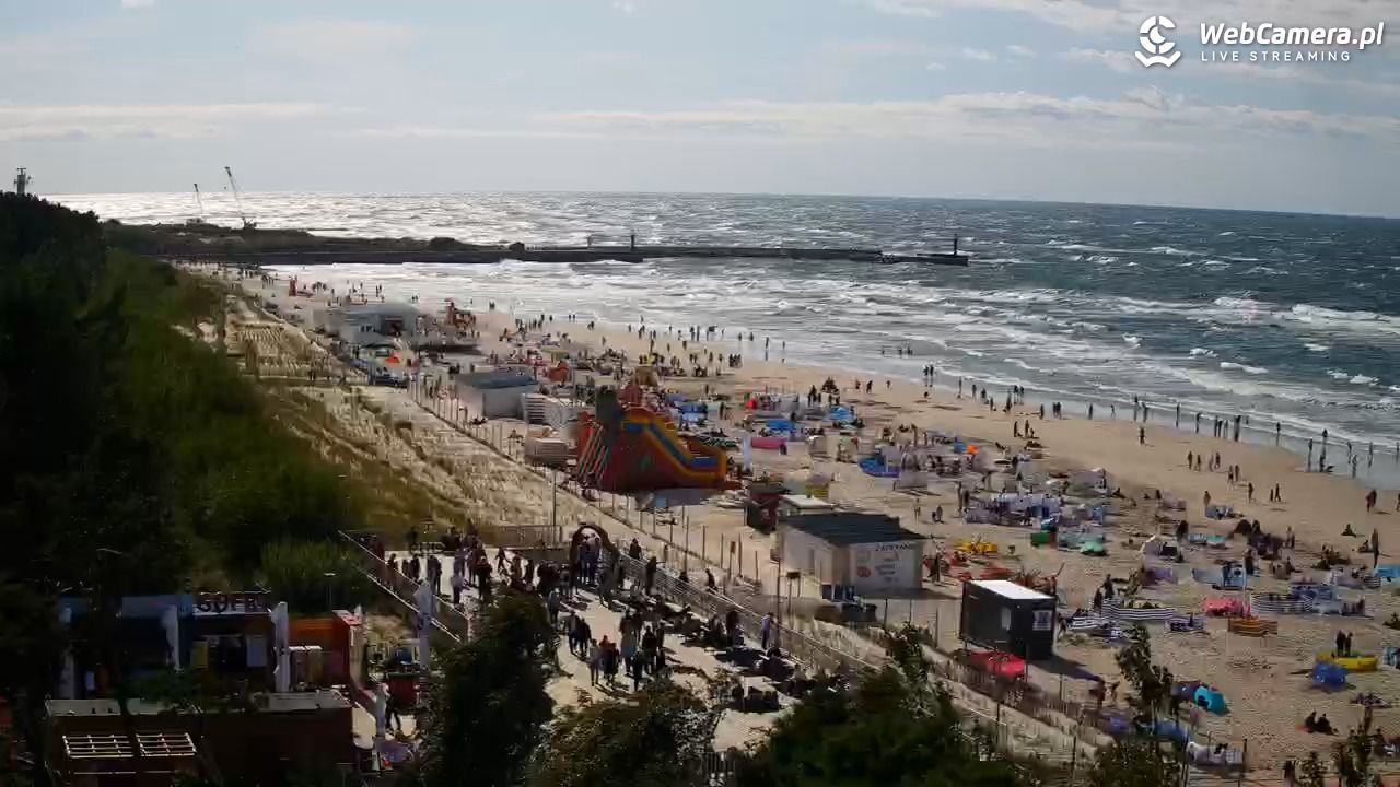 Łeba - widok na plażę - 21 lipiec 2026, 17:00