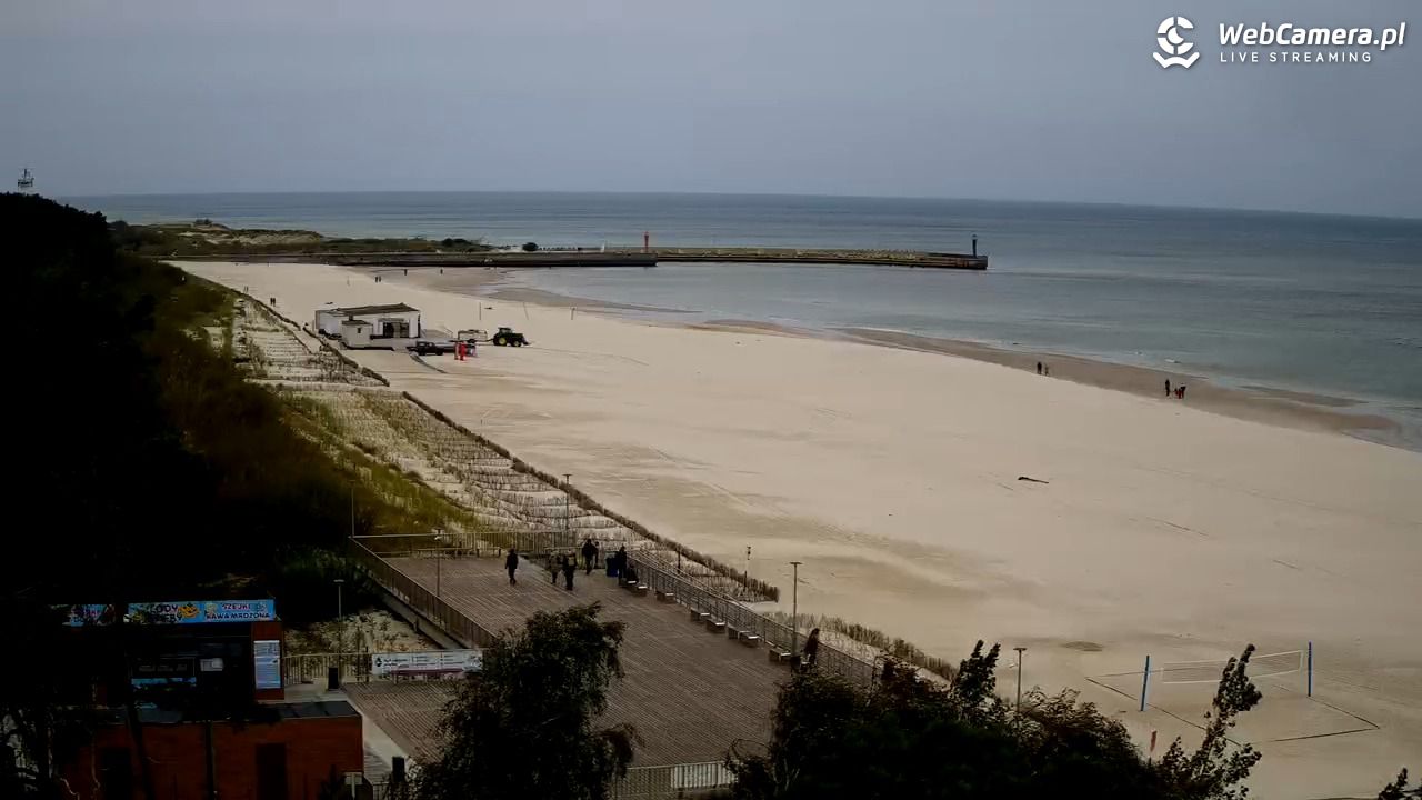Łeba - widok na plażę - 04 październik 2025, 12:36