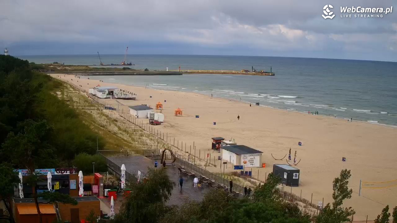 Łeba - widok na plażę - 01 wresień 2026, 11:16