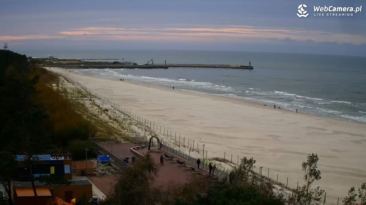 Łeba - widok na plażę - 15 październik 2026, 15:10