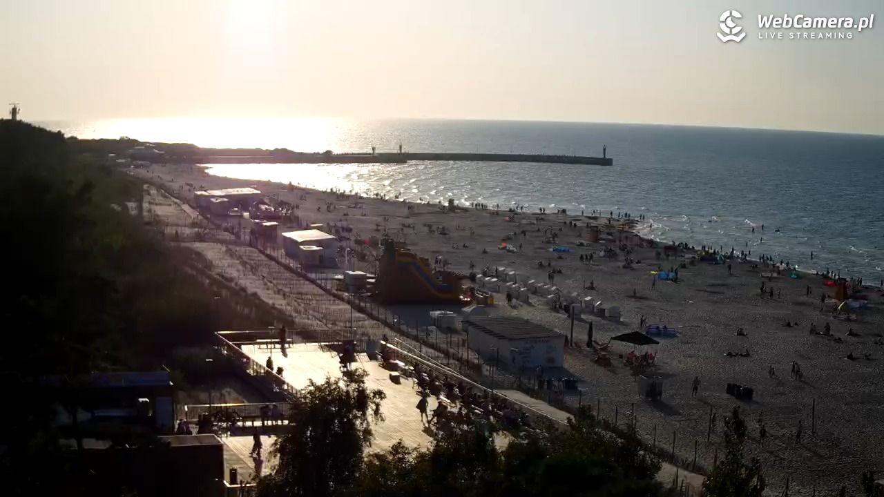 Łeba - widok na plażę - 13 sierpień 2025, 18:26