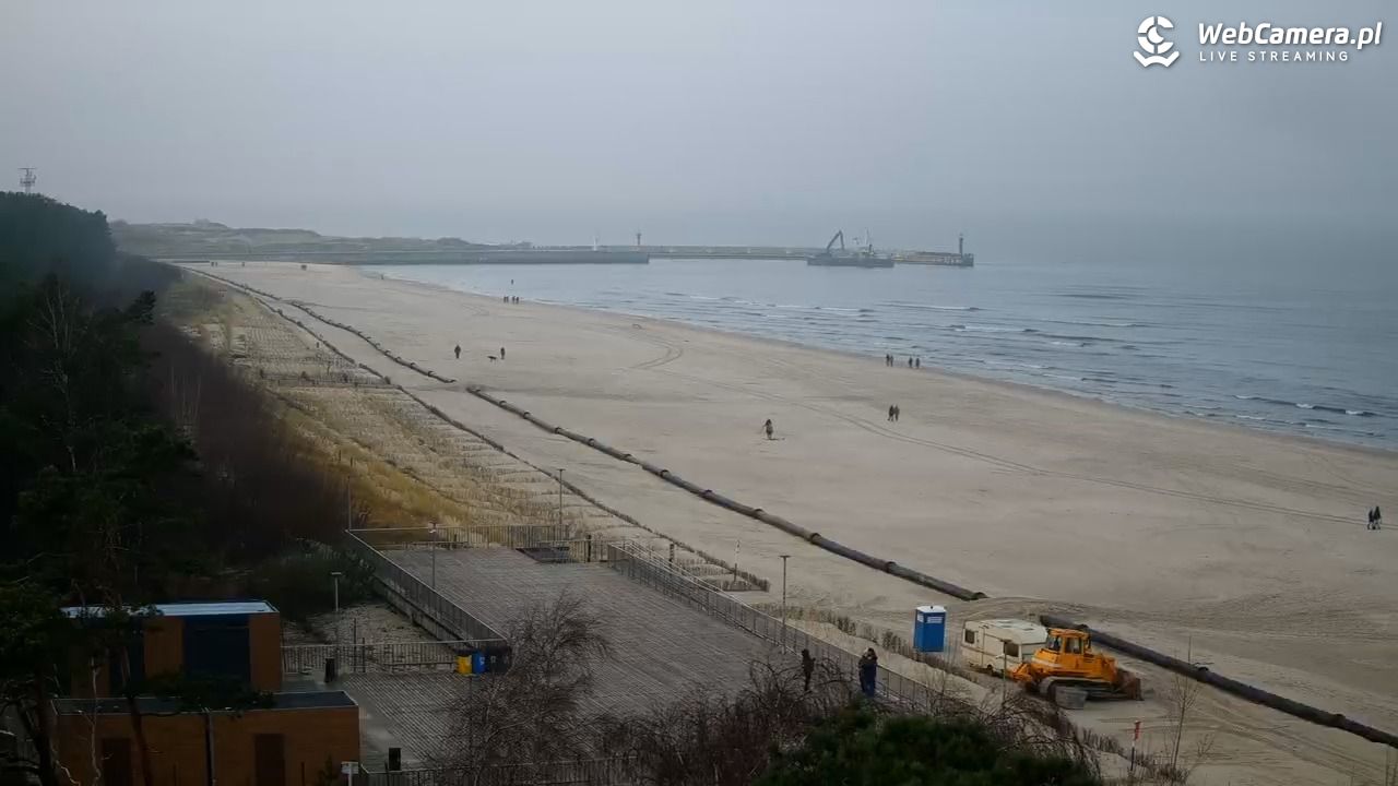 Łeba - widok na plażę - 29 listopad 2025, 12:31