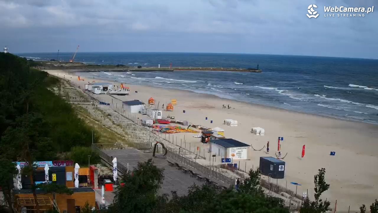 Łeba - widok na plażę - 22 lipiec 2026, 08:31