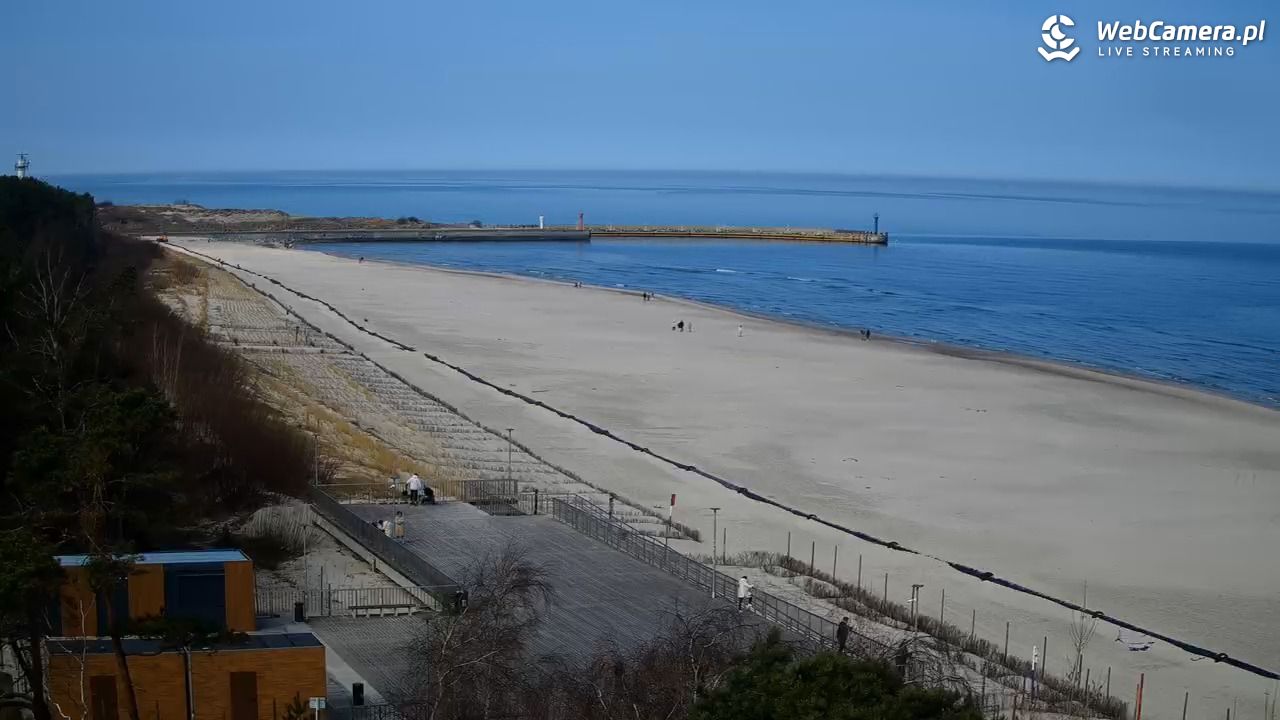 Łeba - widok na plażę - 18 kwiecień 2026, 10:38