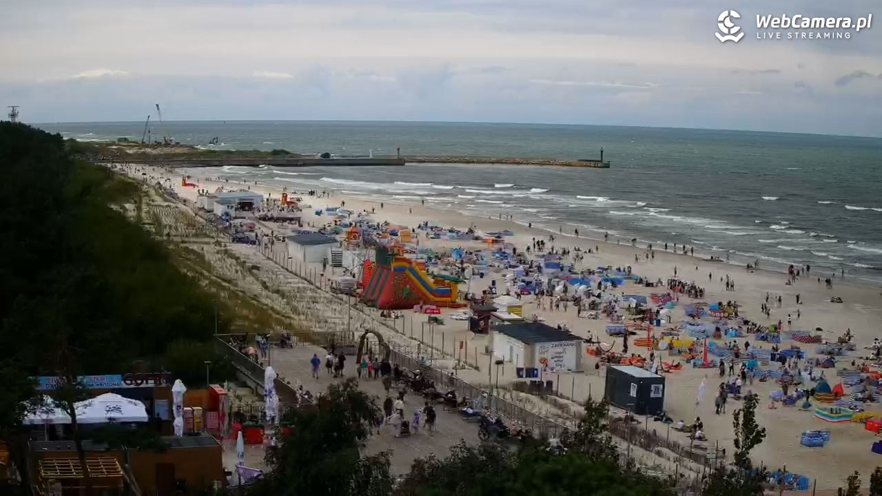Łeba - widok na plażę - 22 lipiec 2026, 13:25