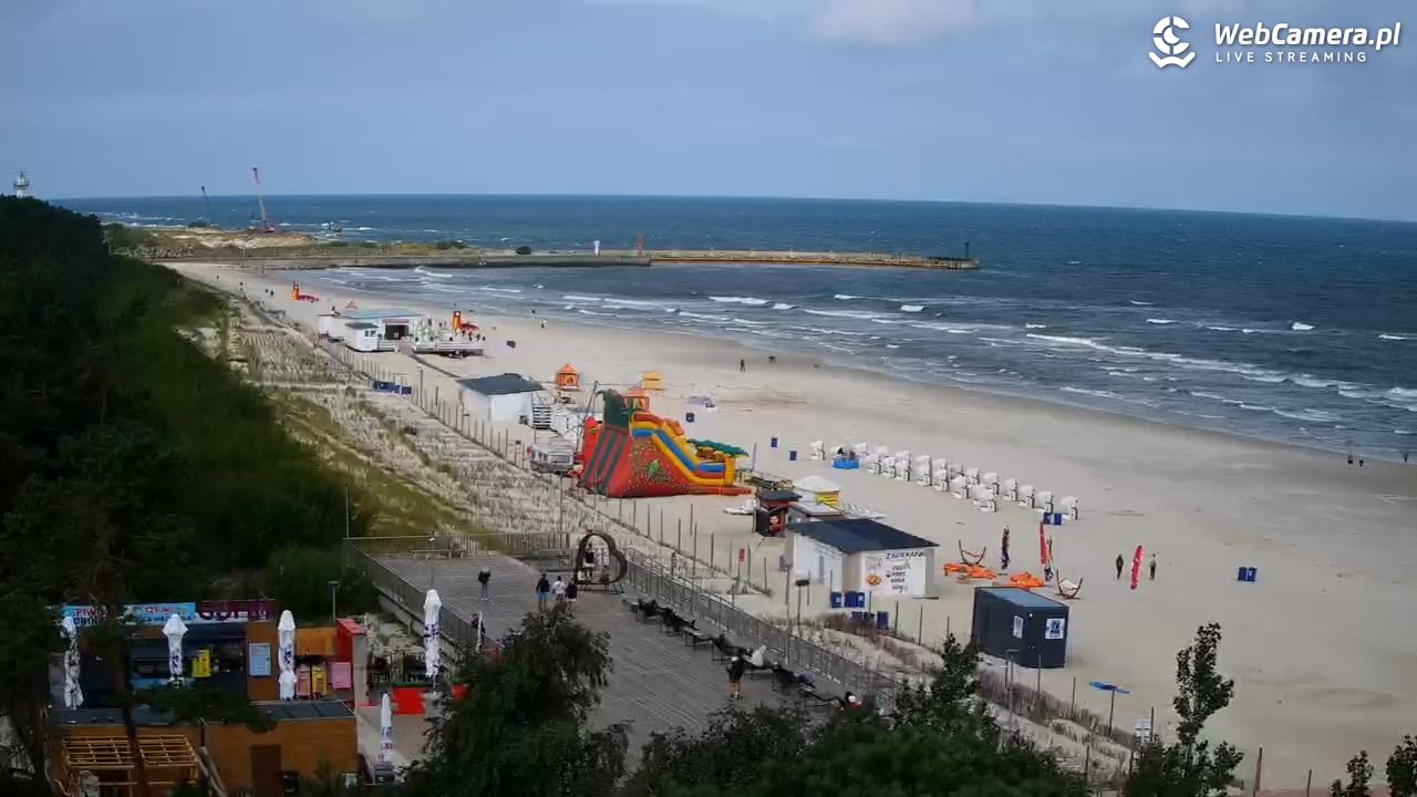 Łeba - widok na plażę - 22 lipiec 2026, 09:57