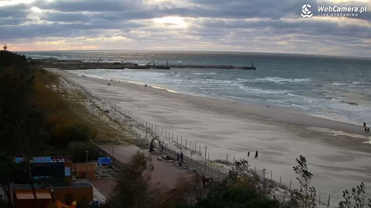 Łeba - widok na plażę - 18 październik 2026, 15:47