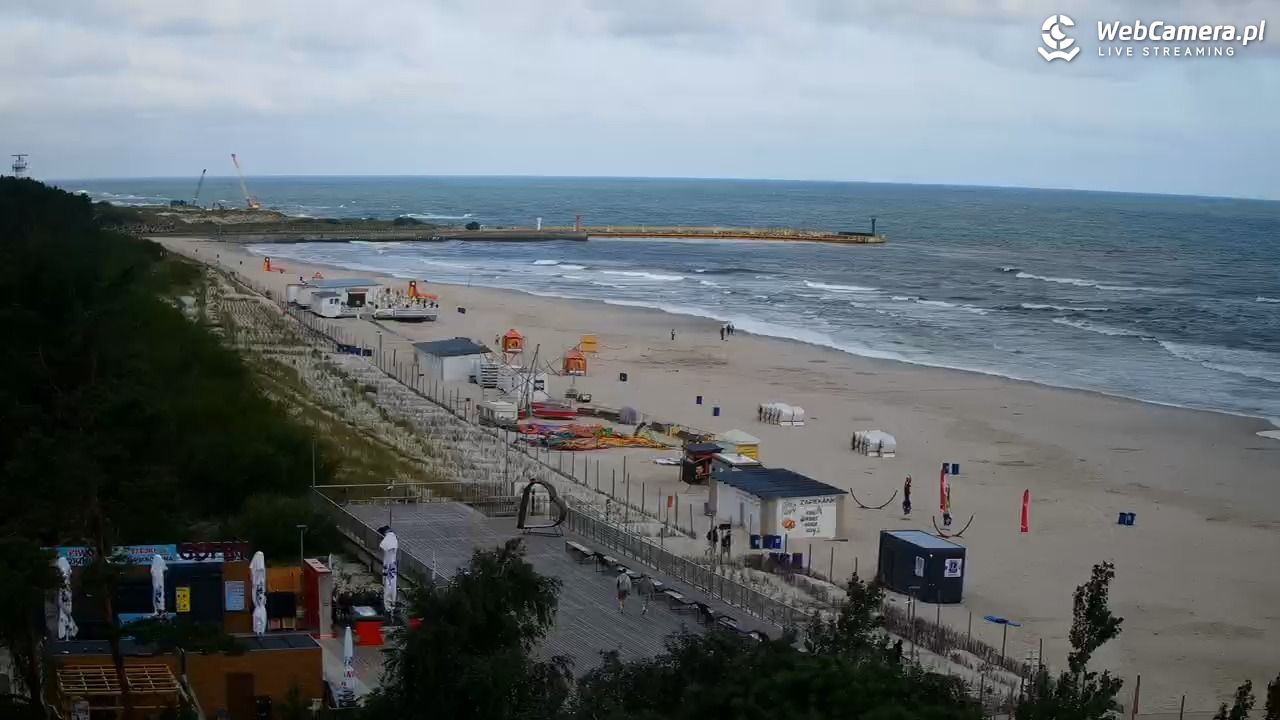 Łeba - widok na plażę - 22 lipiec 2026, 08:27