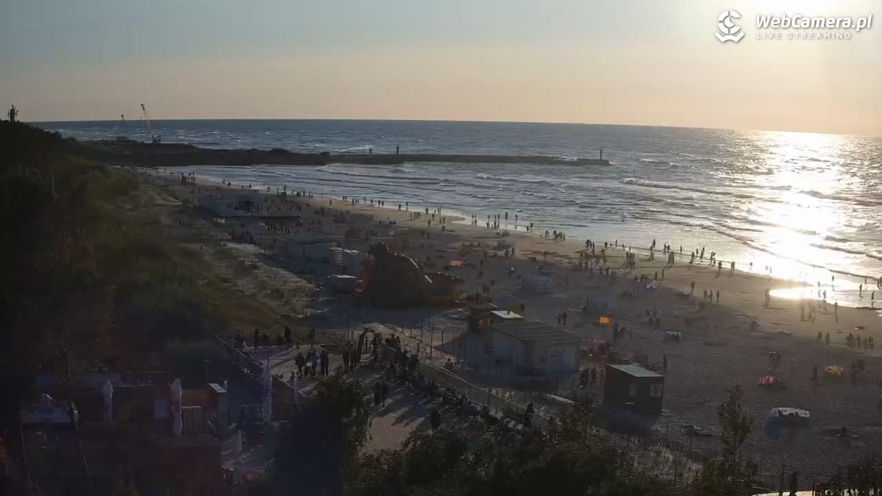 Łeba - widok na plażę - 21 lipiec 2026, 20:01