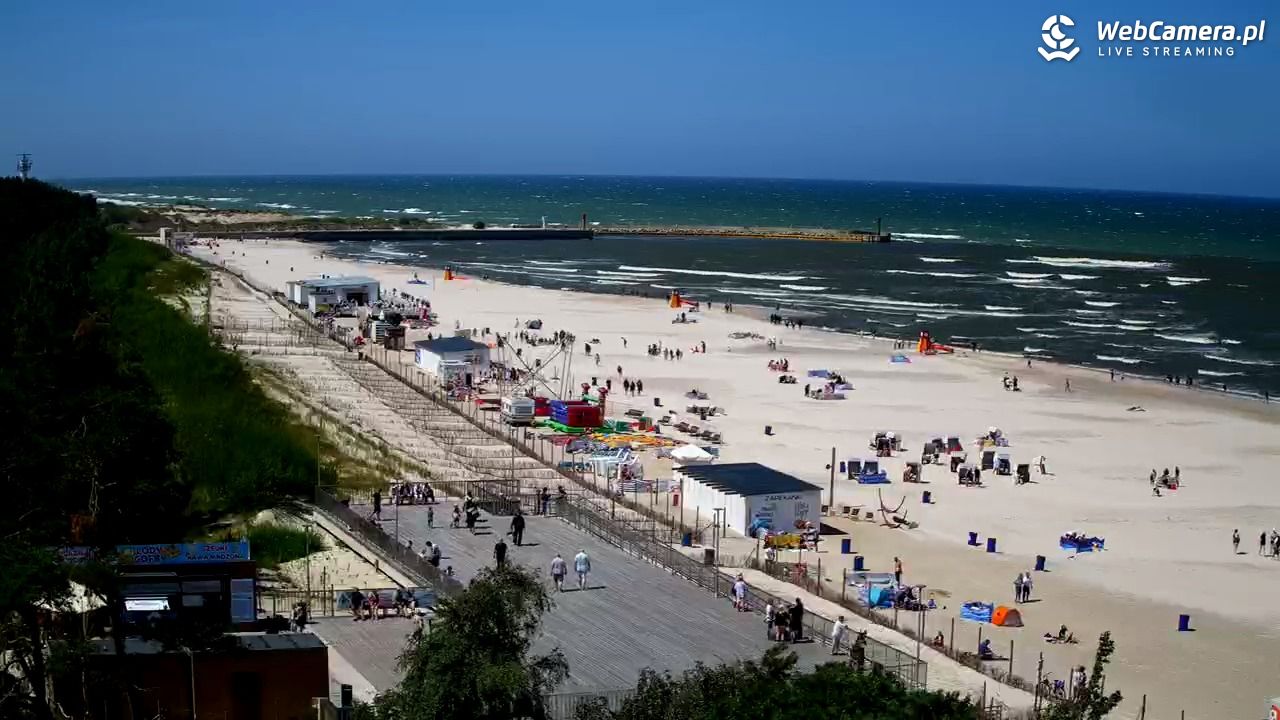 Łeba - widok na plażę - 29 czerwiec 2025, 12:24