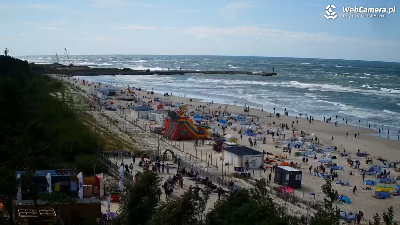 Łeba - widok na plażę - 21 lipiec 2026, 15:55