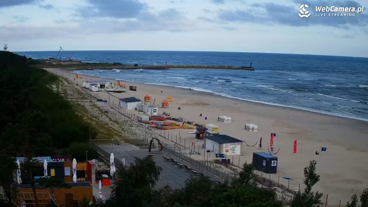 Łeba - widok na plażę - 22 lipiec 2026, 07:26