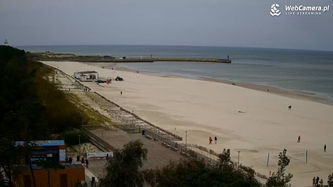 Łeba - widok na plażę - 04 październik 2025, 12:28