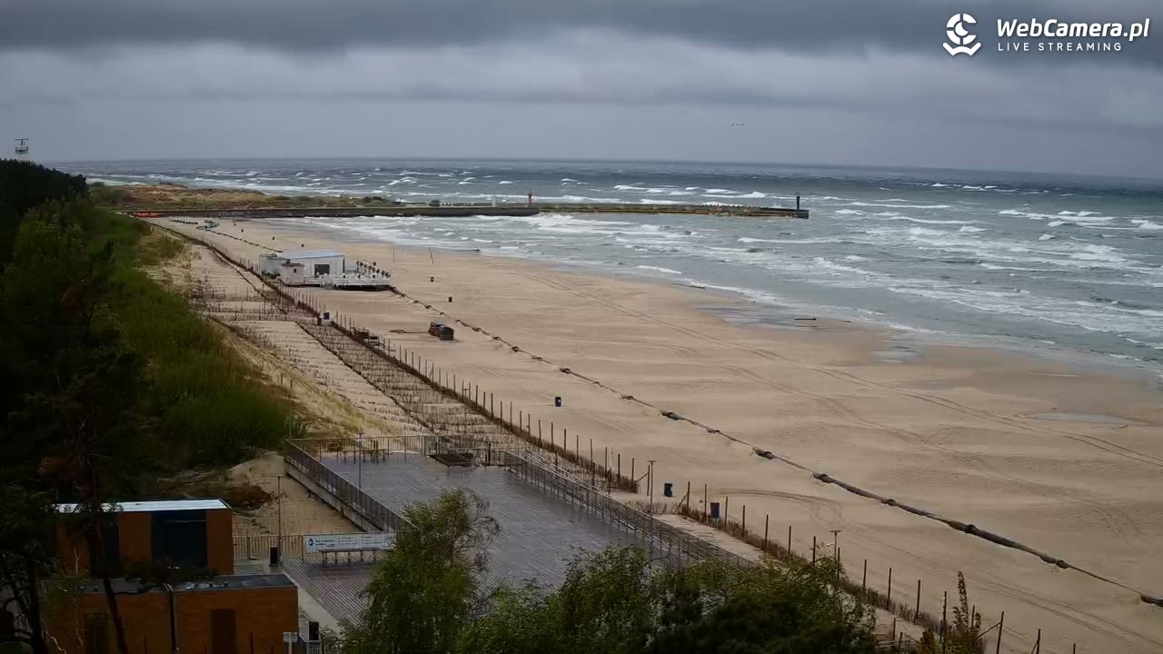 Łeba - widok na plażę - 16 maj 2025, 08:32