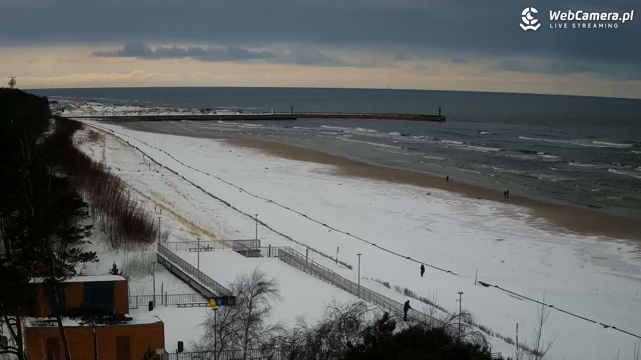 Łeba - widok na plażę - 12 styczeń 2026, 15:18