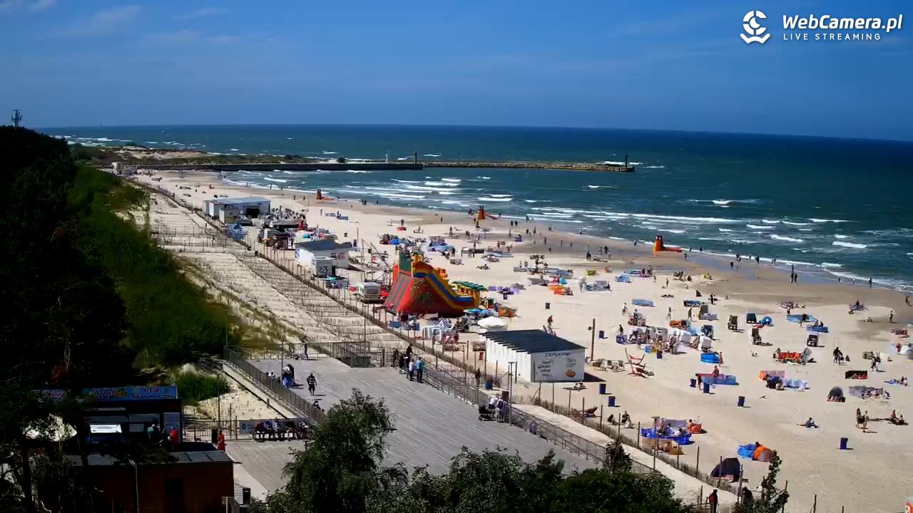 Łeba - widok na plażę - 30 czerwiec 2025, 13:10