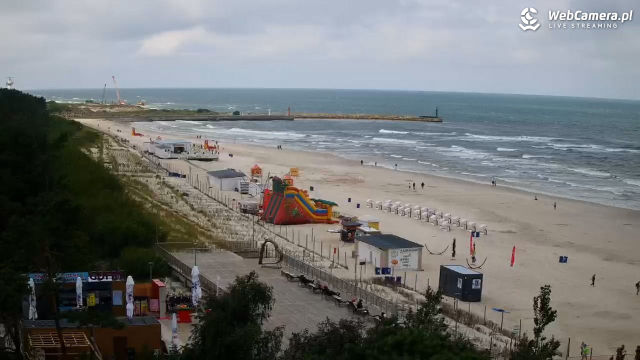 Łeba - widok na plażę - 22 lipiec 2026, 09:33