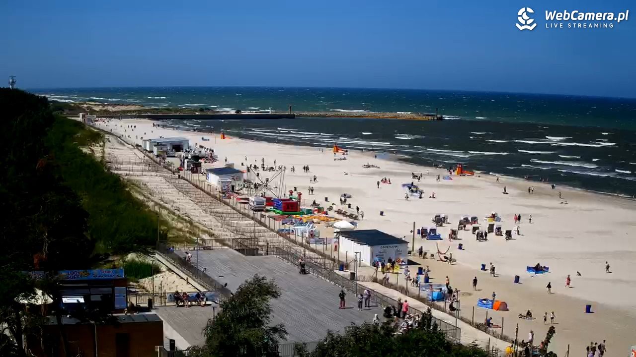 Łeba - widok na plażę - 29 czerwiec 2025, 12:17