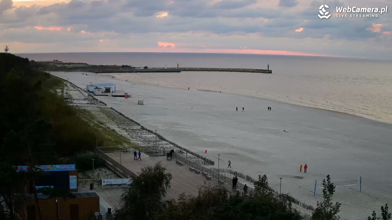Łeba - widok na plażę - 01 październik 2025, 18:20