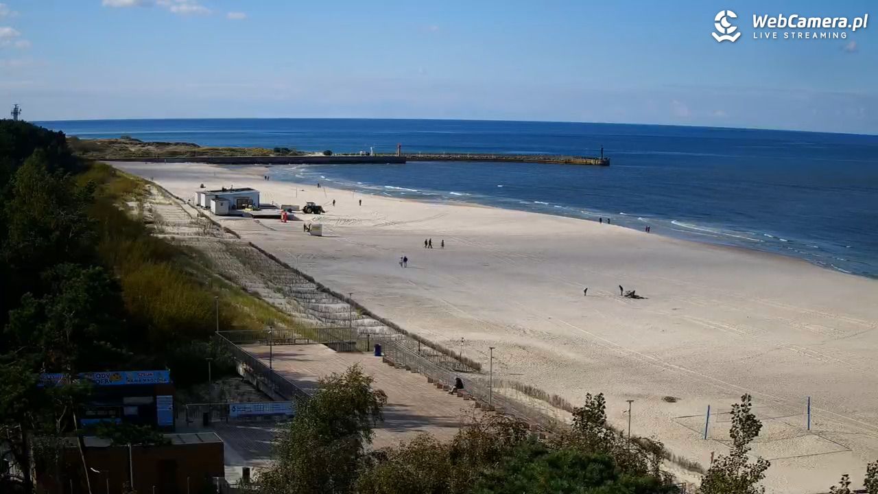 Łeba - widok na plażę - 03 październik 2025, 13:46