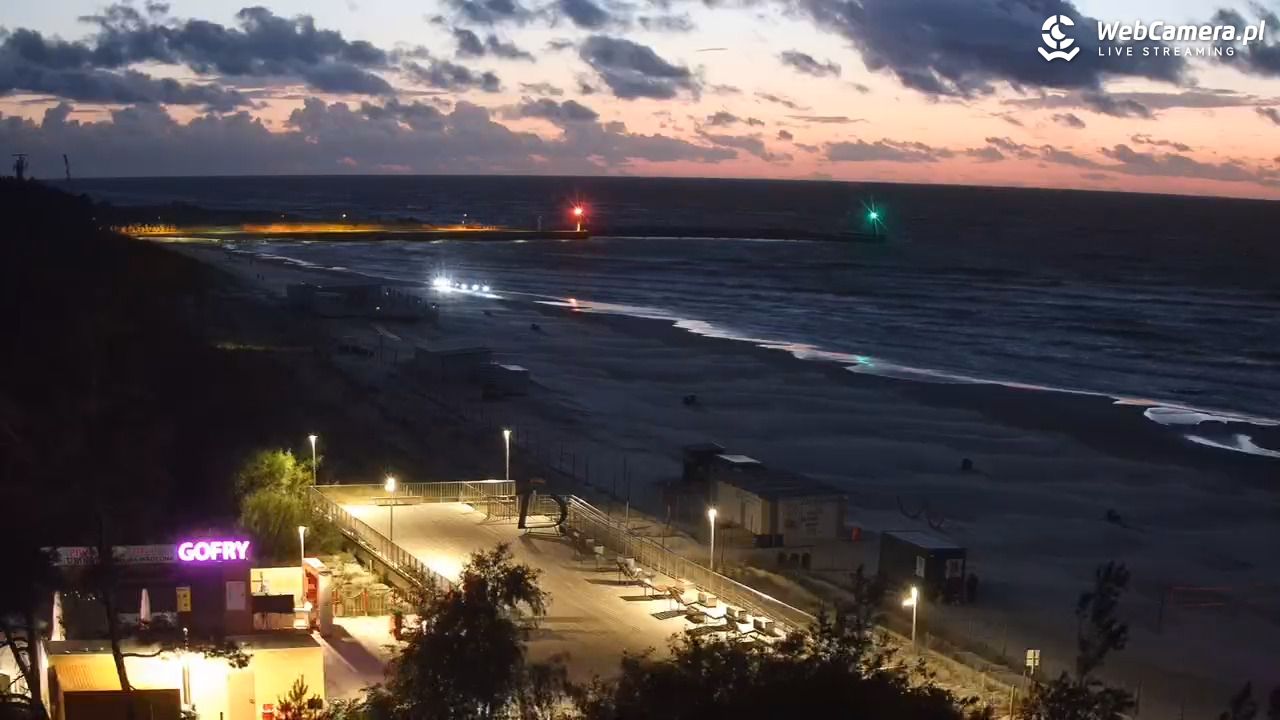 Łeba - widok na plażę - 05 wresień 2026, 20:25