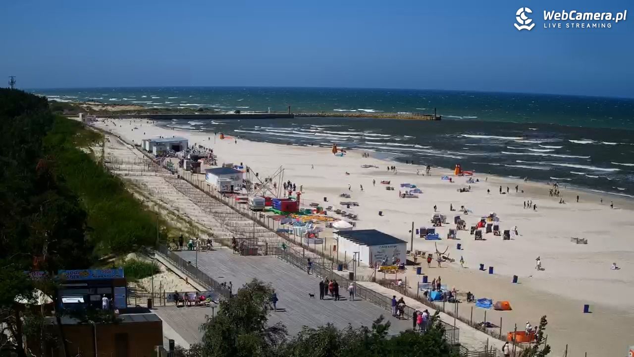 Łeba - widok na plażę - 29 czerwiec 2025, 12:42