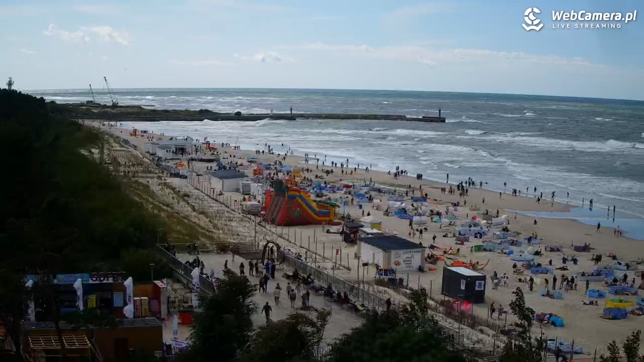 Łeba - widok na plażę - 21 lipiec 2026, 15:50