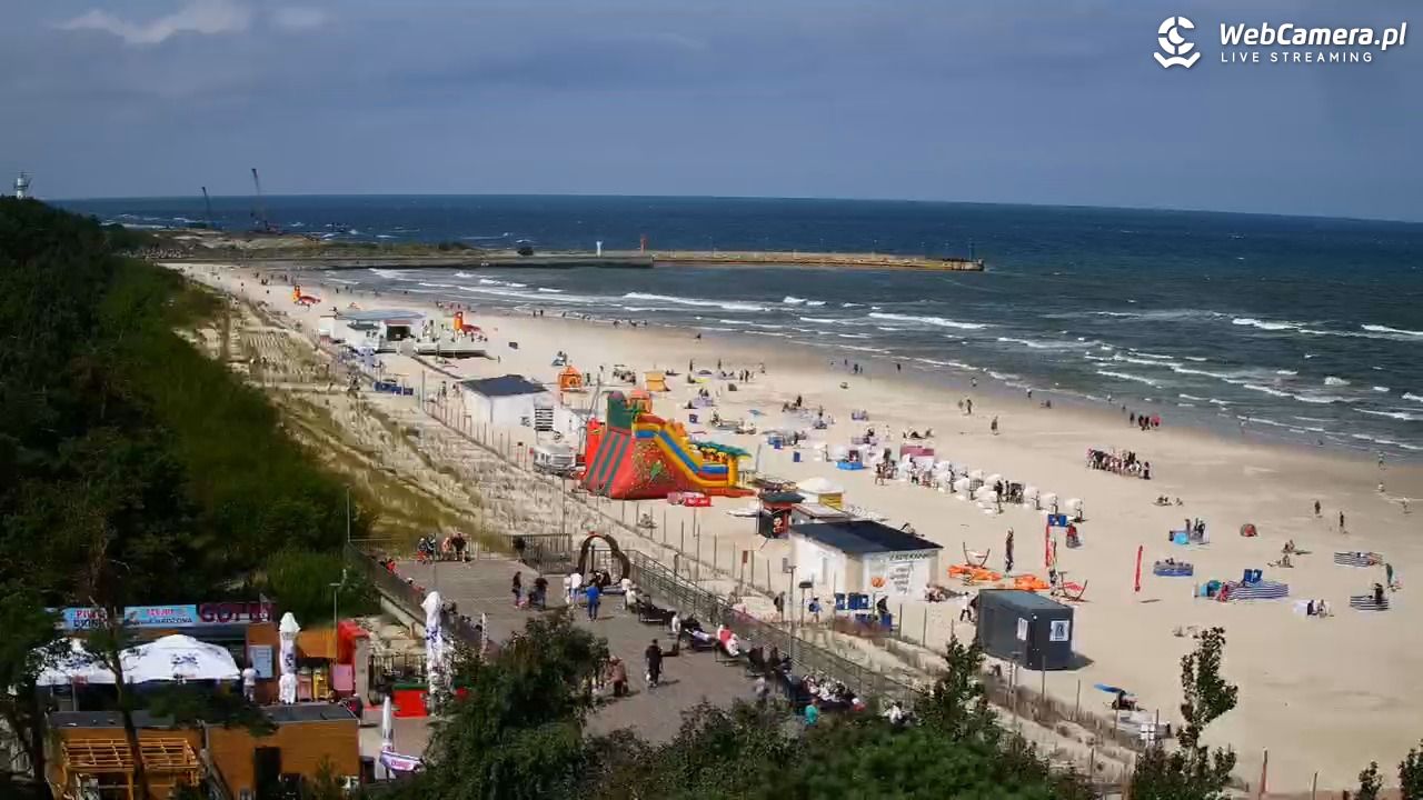 Łeba - widok na plażę - 22 lipiec 2026, 11:03
