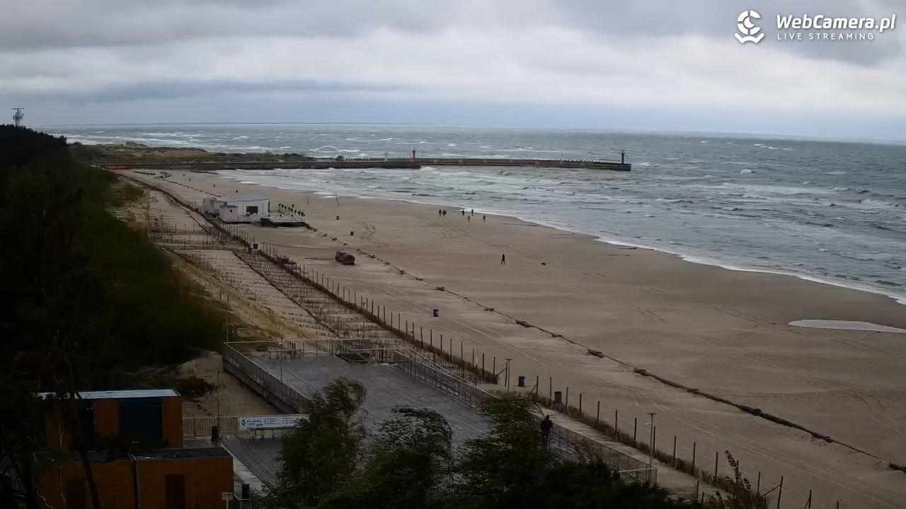Łeba - widok na plażę - 17 maj 2025, 10:34