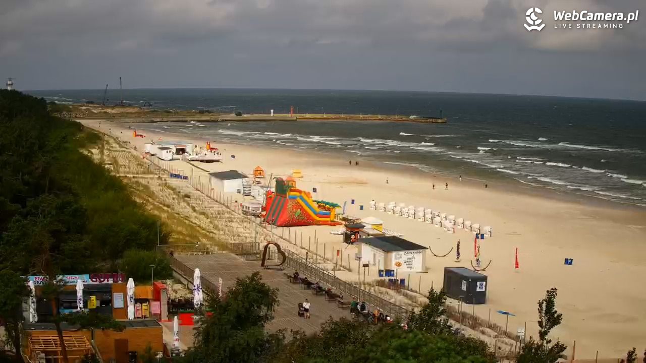 Łeba - widok na plażę - 22 lipiec 2026, 09:44