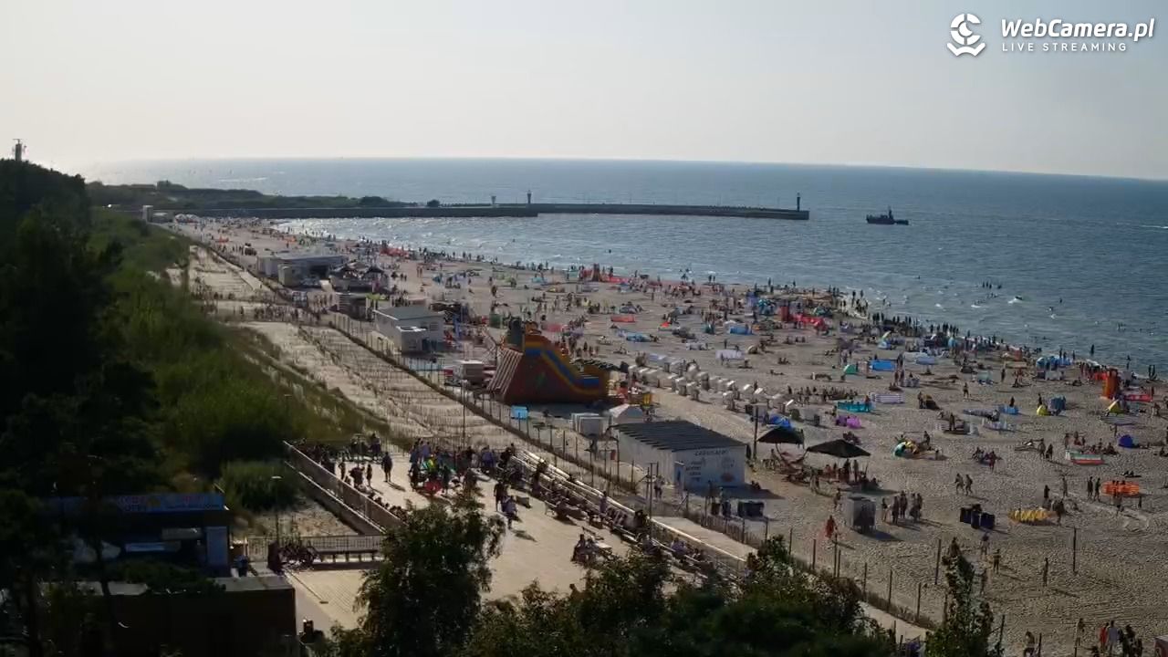 Łeba - widok na plażę - 13 sierpień 2025, 17:16