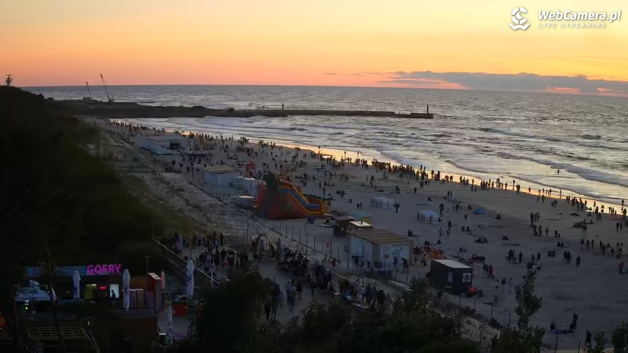 Łeba - widok na plażę - 21 lipiec 2026, 21:10