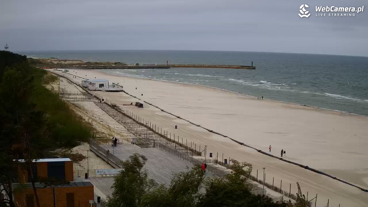 Łeba - widok na plażę - 14 maj 2025, 13:39