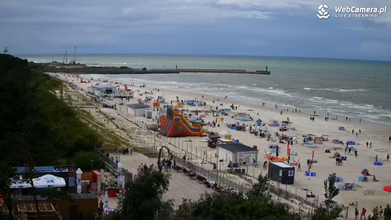 Łeba - widok na plażę - 22 lipiec 2026, 15:20