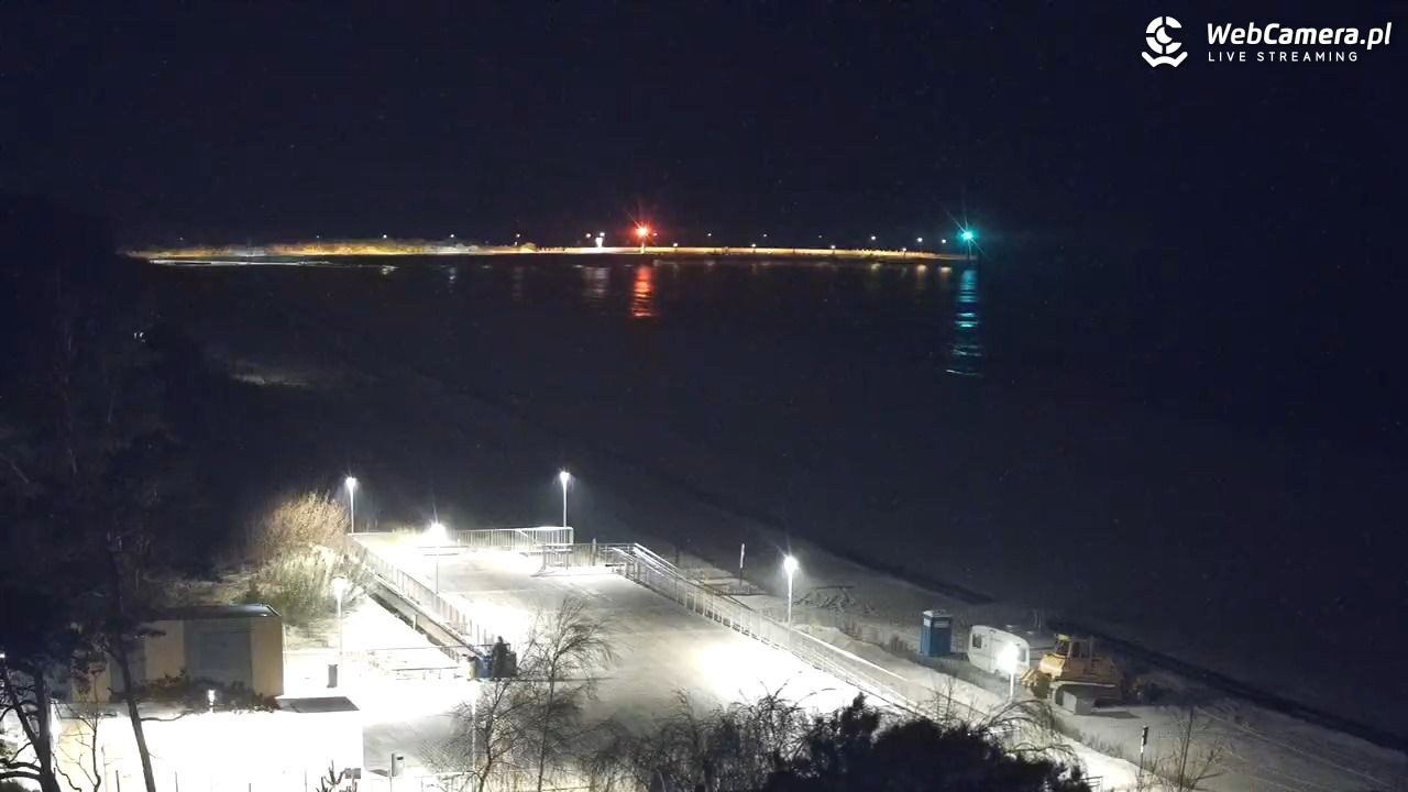 Łeba - widok na plażę - 29 listopad 2025, 20:37