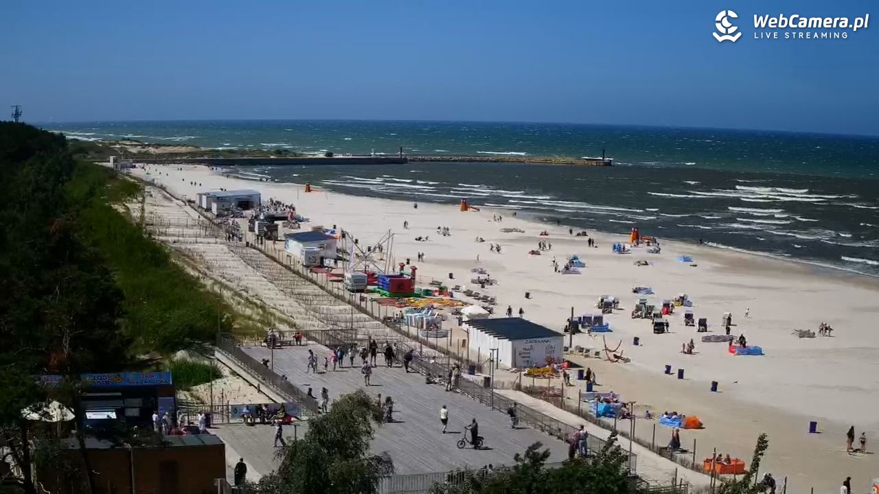 Łeba - widok na plażę - 29 czerwiec 2025, 13:09
