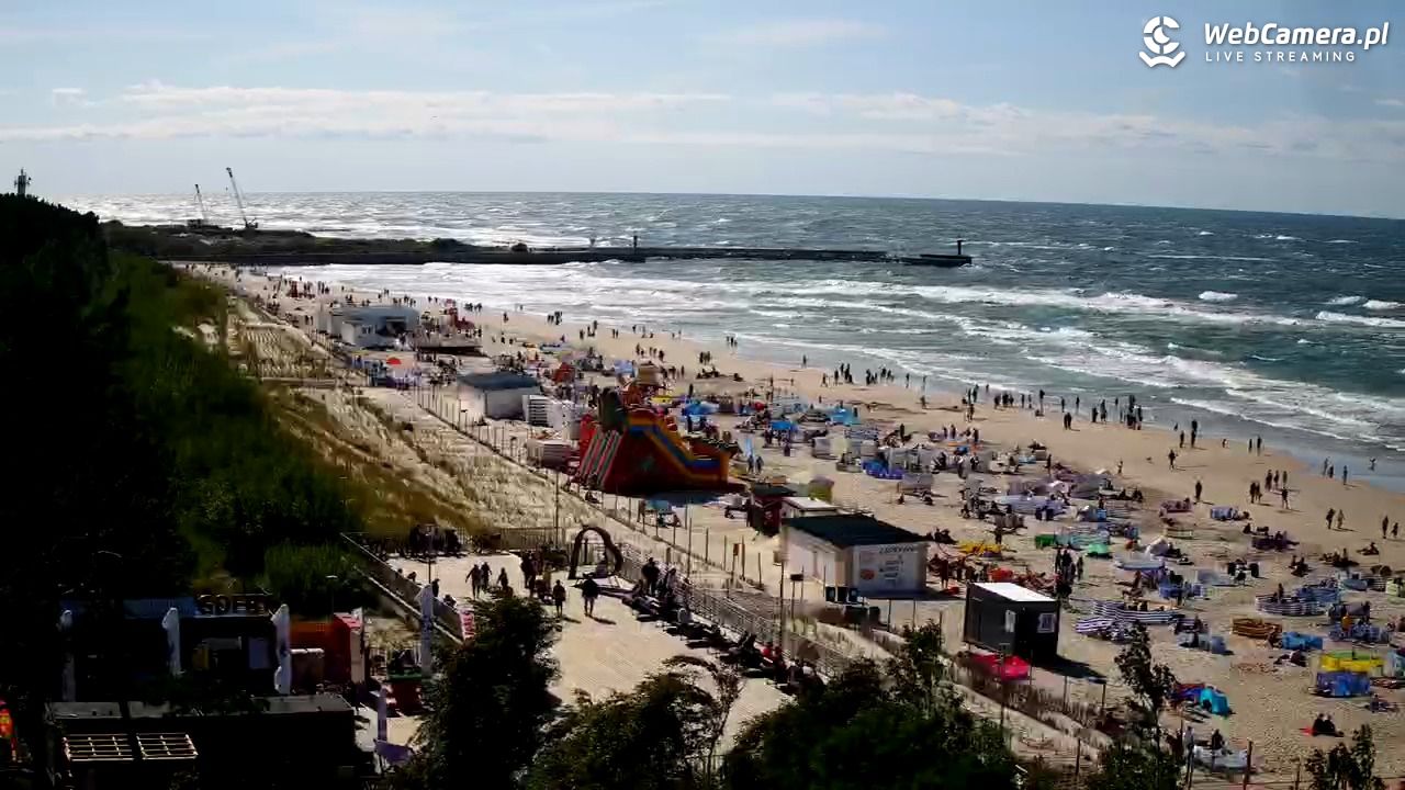 Łeba - widok na plażę - 21 lipiec 2026, 16:25