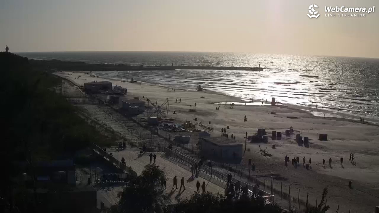 Łeba - widok na plażę - 29 czerwiec 2025, 19:15