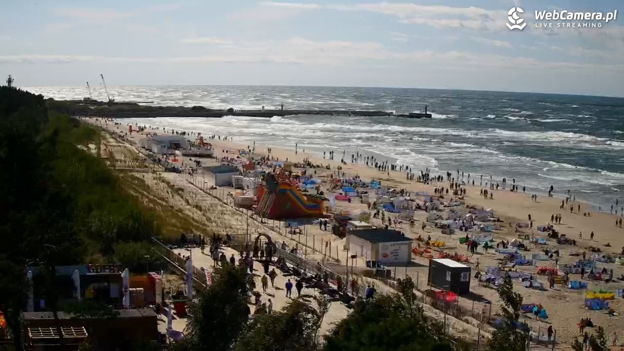 Łeba - widok na plażę - 21 lipiec 2026, 16:40