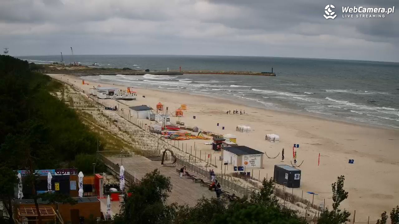 Łeba - widok na plażę - 22 lipiec 2026, 08:58