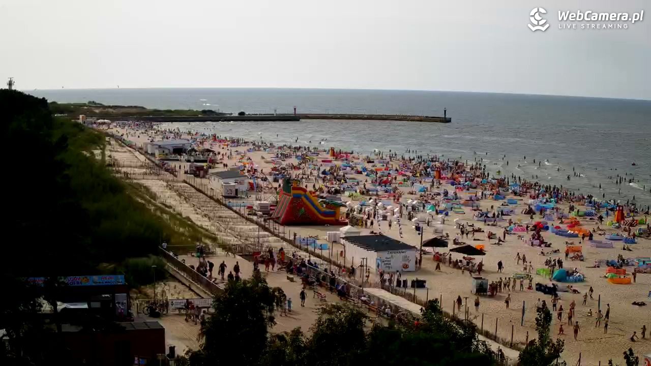 Łeba - widok na plażę - 14 sierpień 2025, 15:56