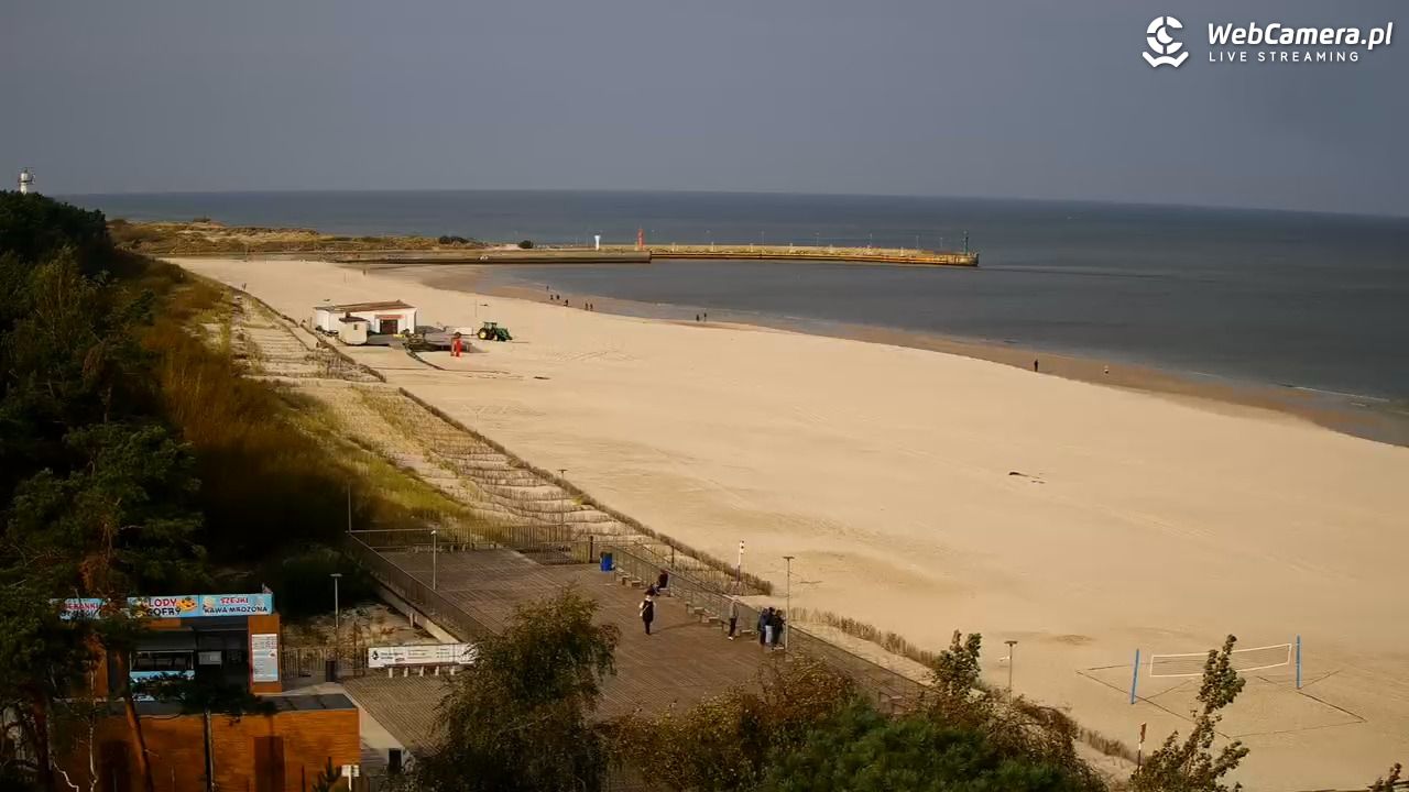 Łeba - widok na plażę - 04 październik 2025, 09:53