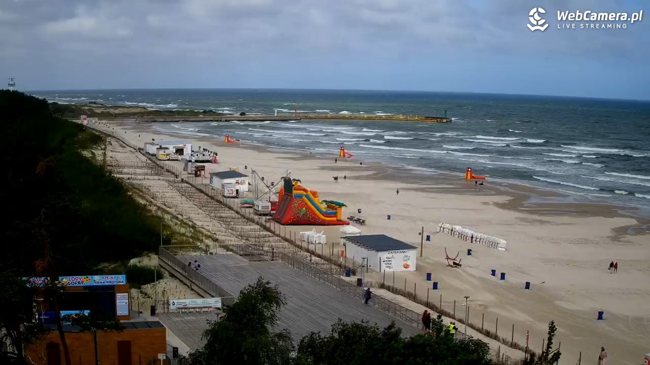 Łeba - widok na plażę - 30 czerwiec 2025, 08:53