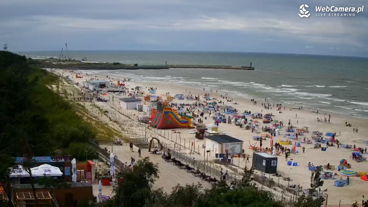 Łeba - widok na plażę - 22 lipiec 2026, 15:01
